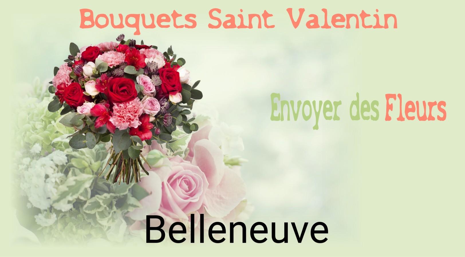 Roses de Saint-Valentin livrées à Belleneuve